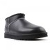 Женские ультра мини угги UGG Classic Ultra Mini LTHR Regen - Black