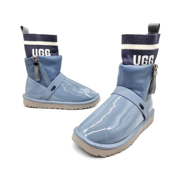 Женские угги на молнии Ugg Clear Bling Bling Blue