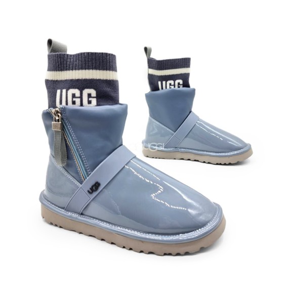 Женские угги на молнии Ugg Clear Bling Bling Blue