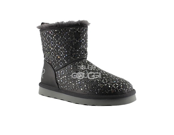 Женские мини угги UGG Christian Dior Boot Grey