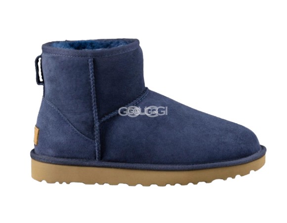 Женские мини угги Classic Mini Navy II 