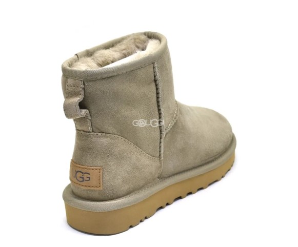 Женские мини угги с водоотталкивающей пропиткой Classic Mini Antilope II