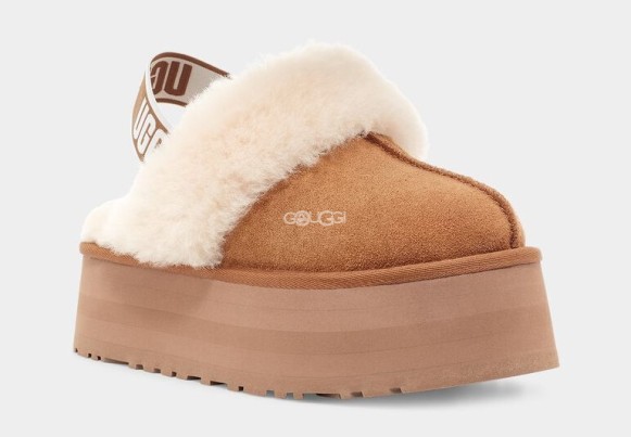 Женские тапочки Ugg Funkette Slipper Chestnut