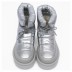 Женские мини угги Ugg Classic Mini Blow Silver