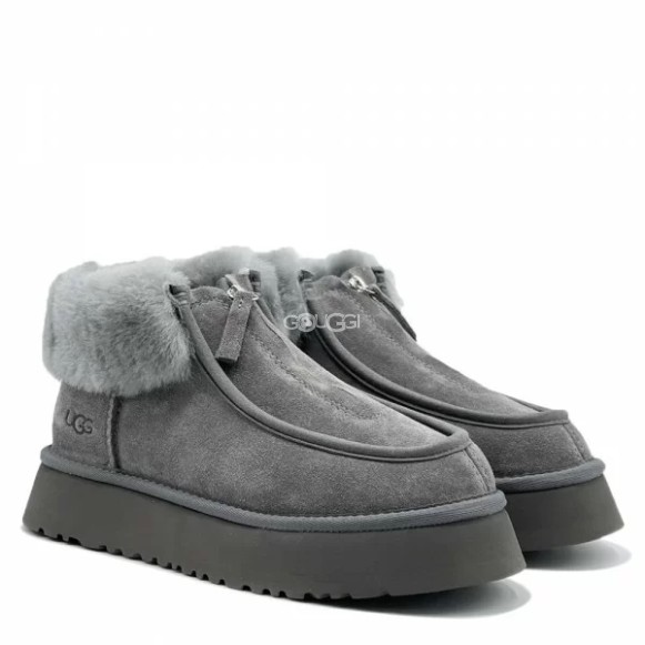 Женские угги на платформе Ugg Funkette Platform Boots Grey