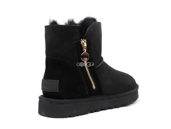 Женские угги на молнии Bailey Zip Mini Black