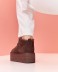 Женские ультра мини угги на платформе UGG Ultra Mini Platform New Chocolate