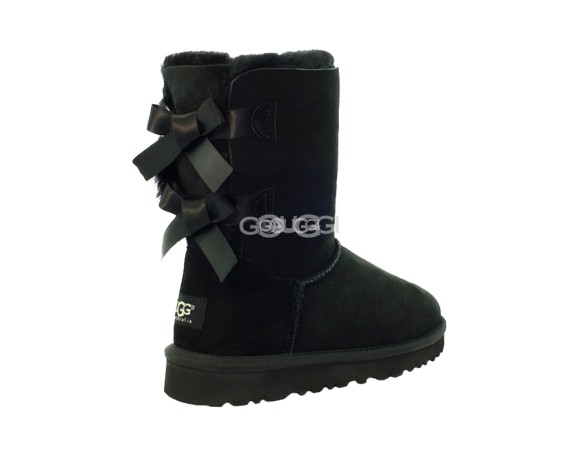 Женские угги с бантиками Bailey Bow Black