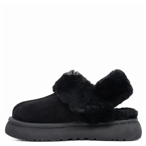 Женские тапочки Ugg Slippers Disquette Black